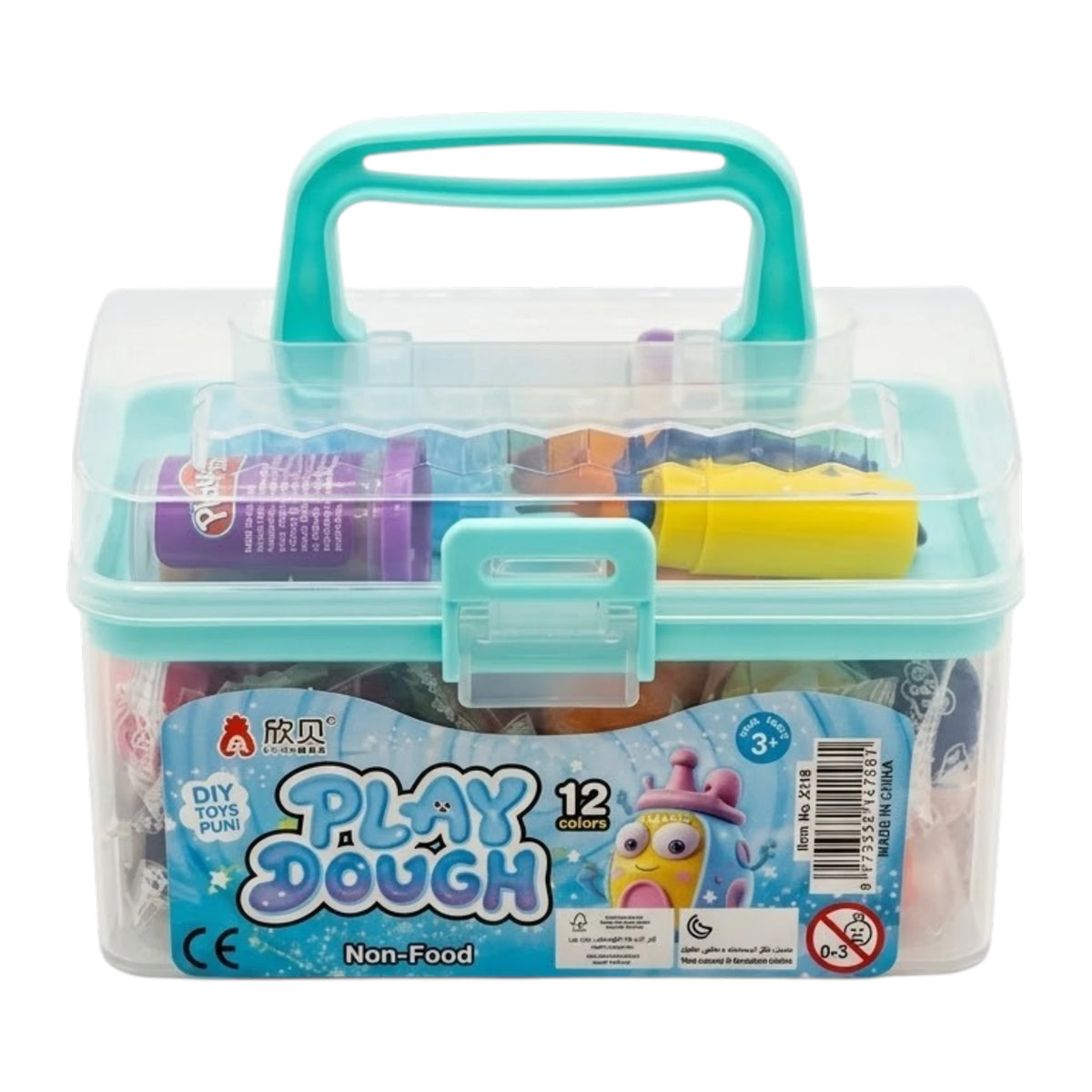 play dough 12 pc with mould 2118