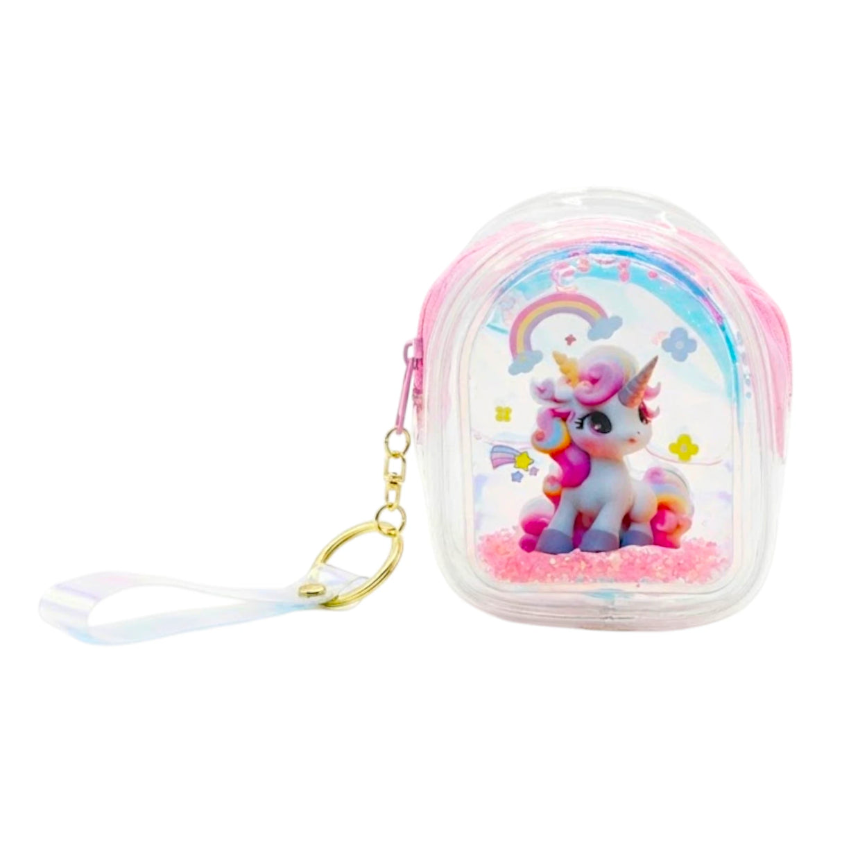 transparent mini bag with key ring china