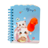 mini ring diary with squishy cat china xq1005