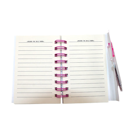 mini ring diary with ball pen china hsdb24