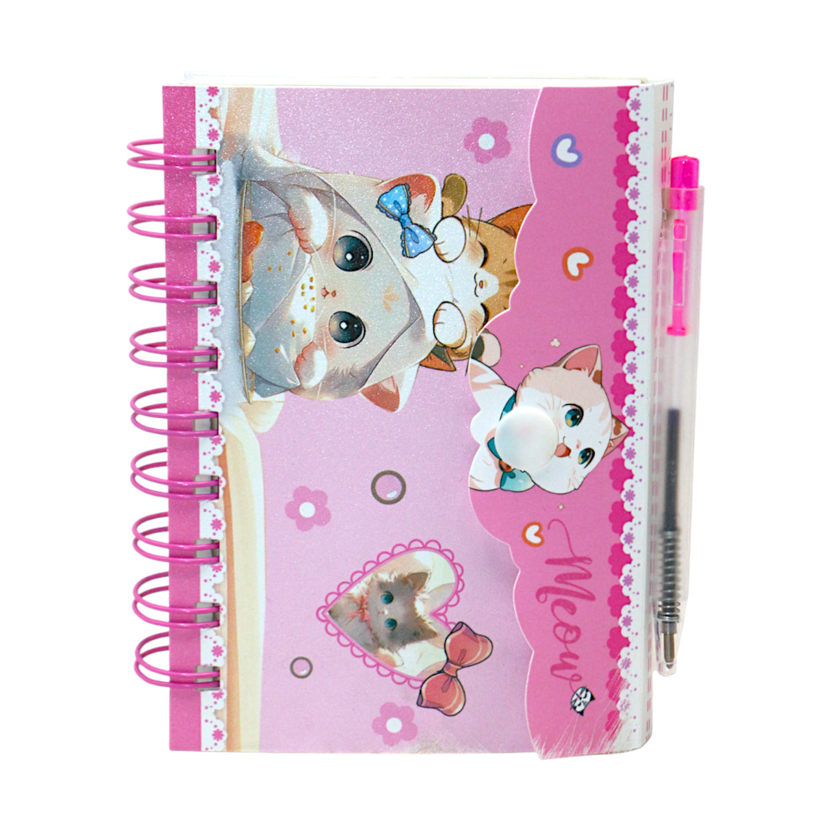 mini ring diary with ball pen china hsdb24