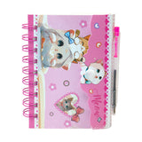 mini ring diary with ball pen china hsdb24