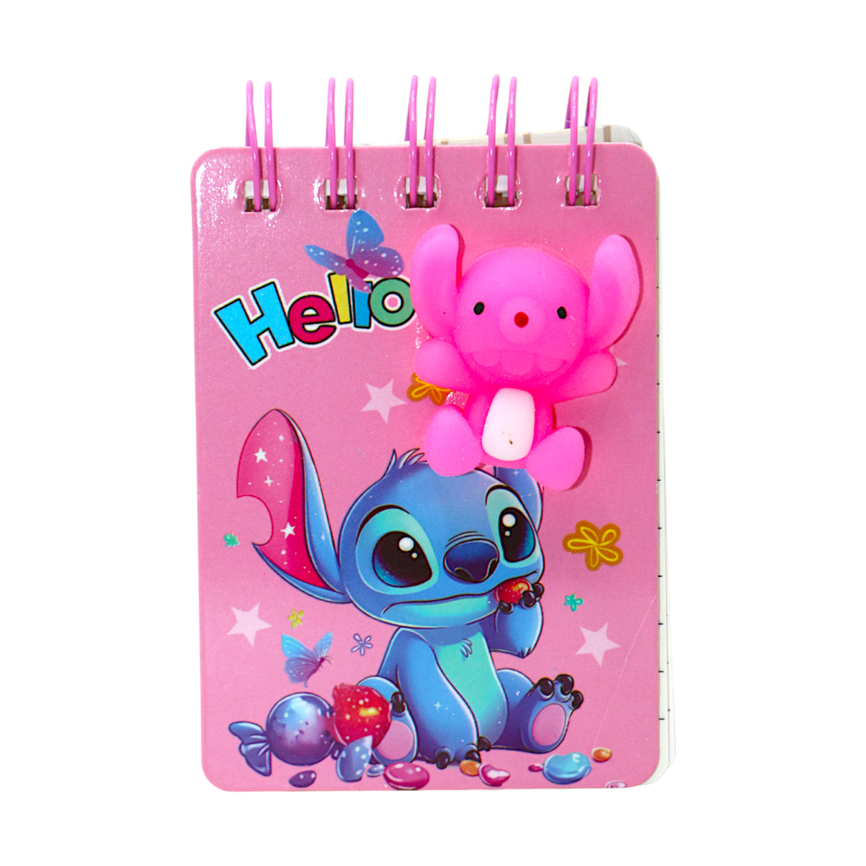 hello mini ring diary with squishy toy china