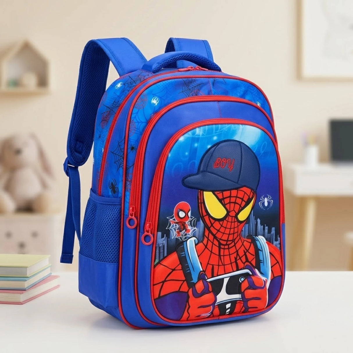 school bag 17'' spider man boy