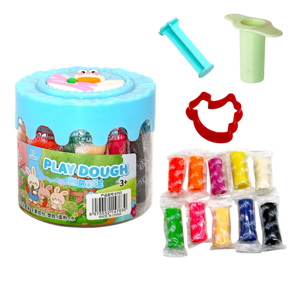 play dough 10 color 8763