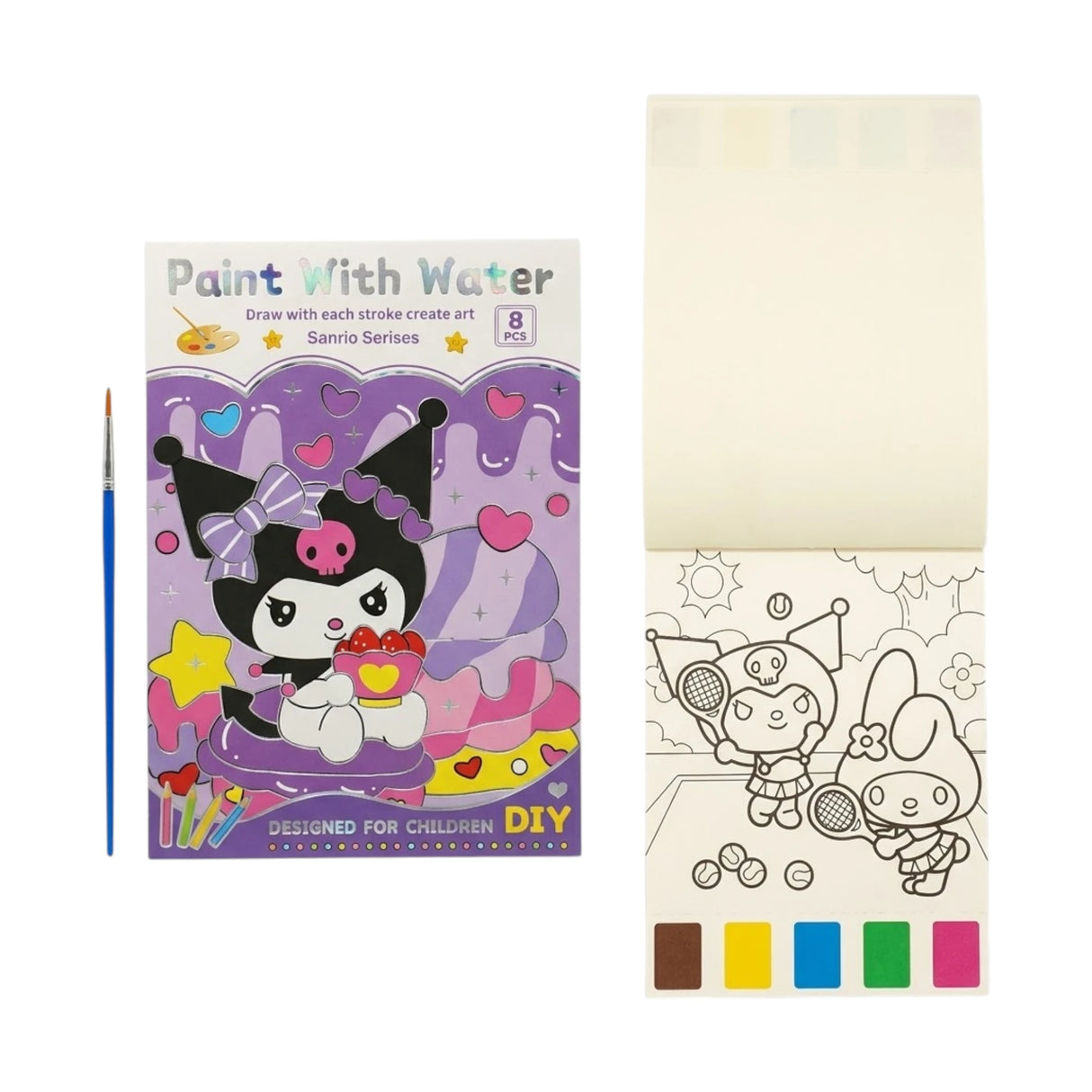 water painting book 8pc qas