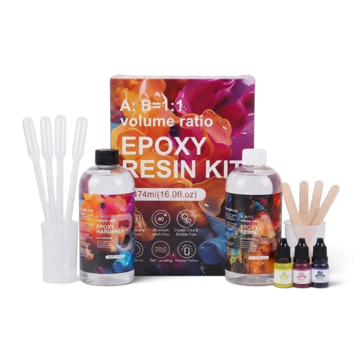 epoxy resin kit large 474ml