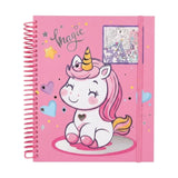 ring color & sticker book unicorn u17-026