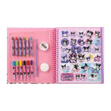 color & sticker book kuromi ku17-026