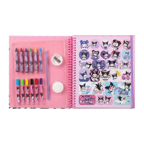 color & sticker book kuromi ku17-026