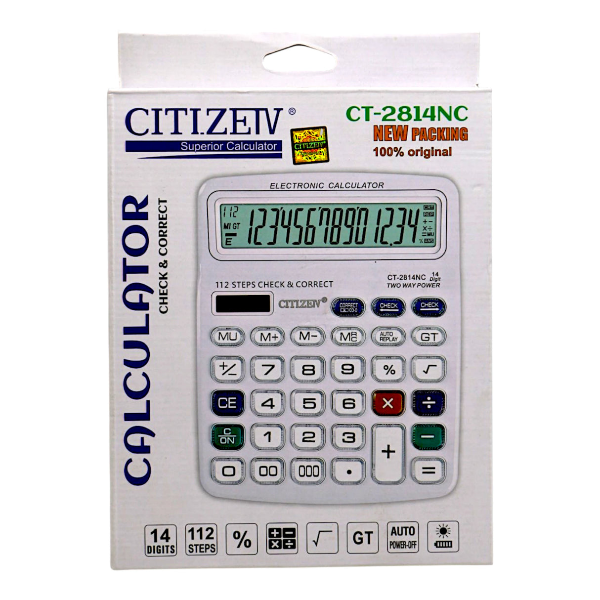 citizeiv calculator ct2814nc