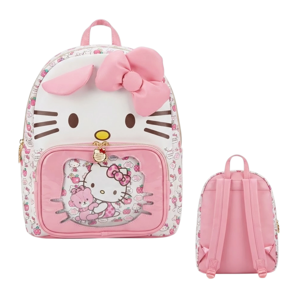 school bag hello kitty with front pocket