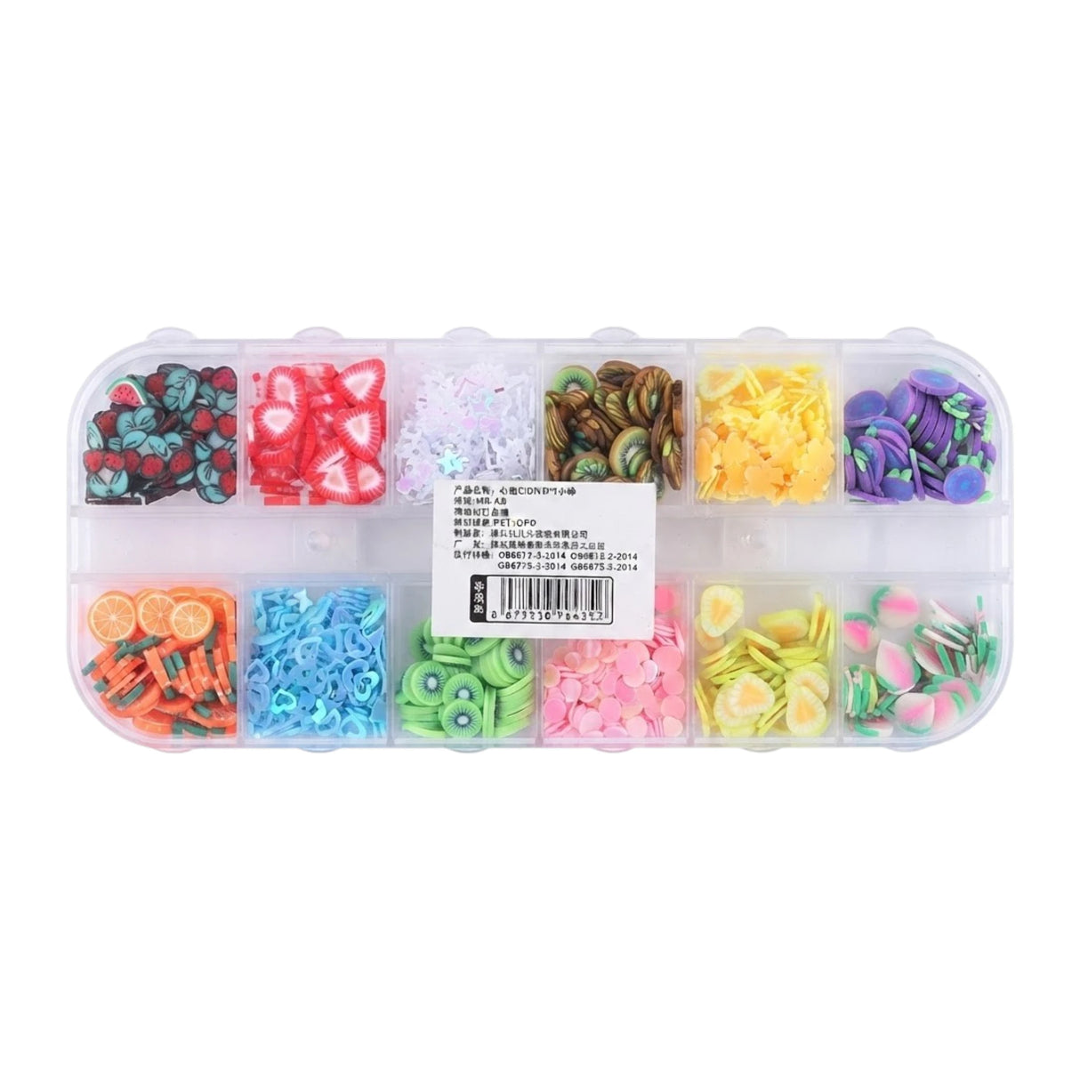 beads set fruites & stars 6220