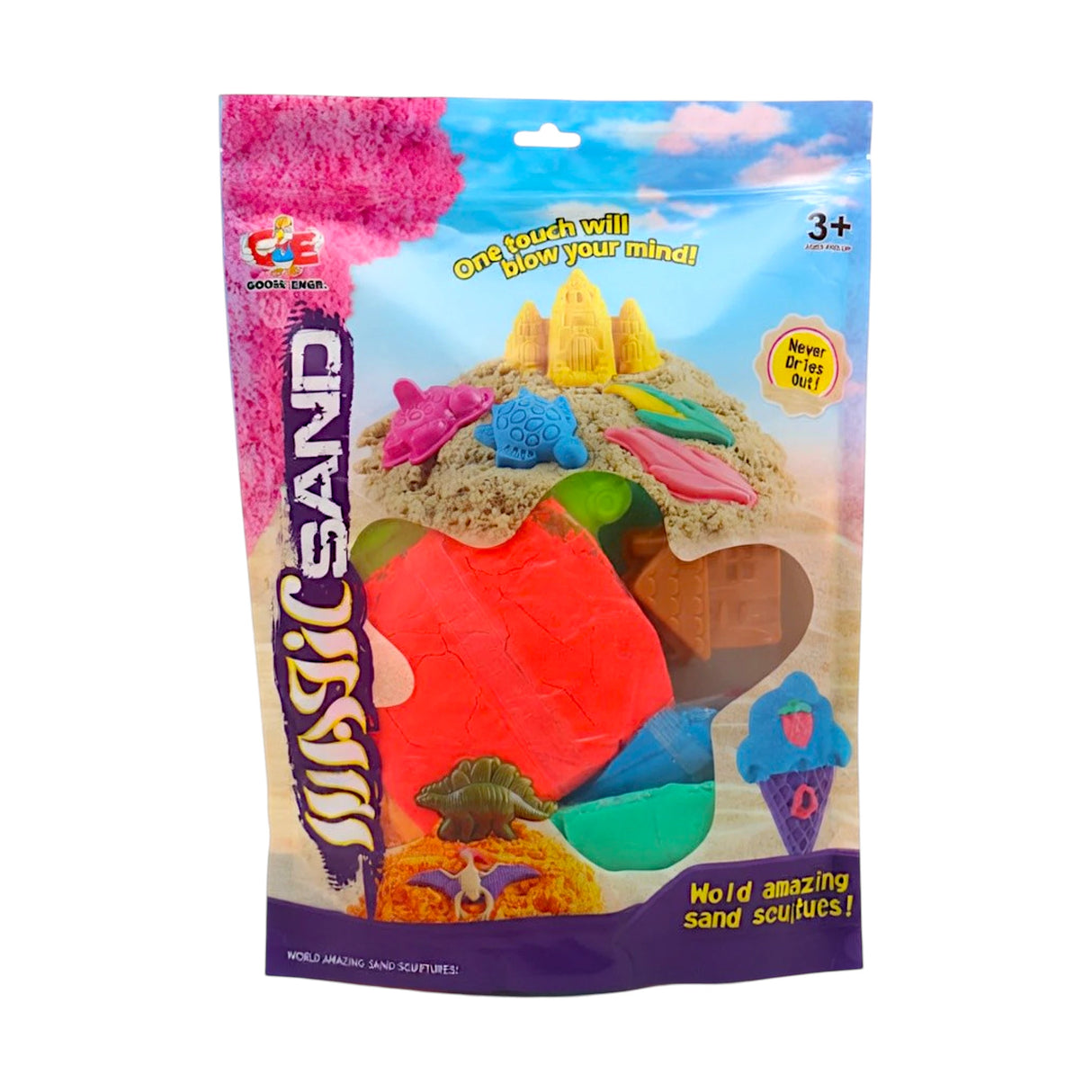 magic sand jumbo pack with molds
