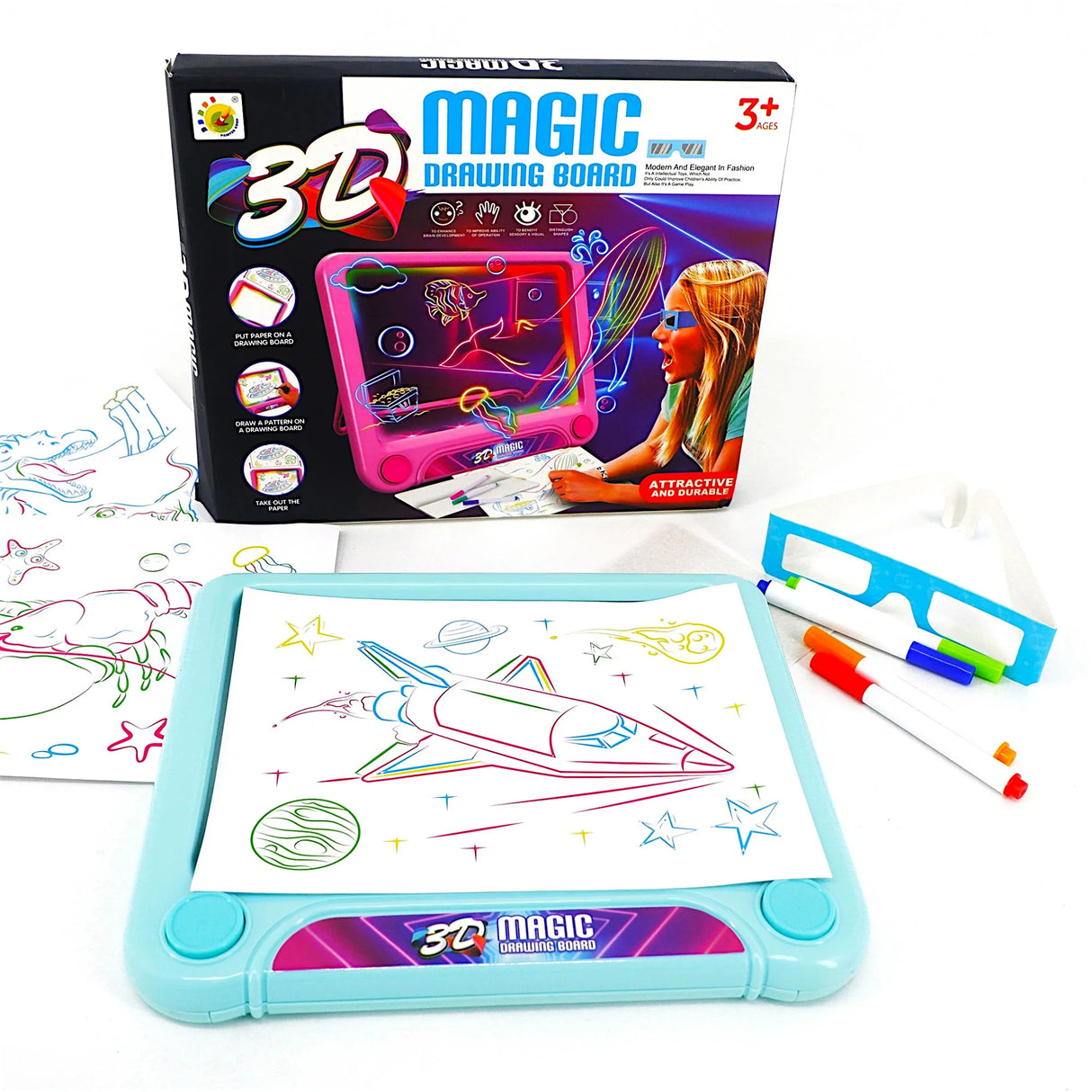 3d magic drwaing board 22088-24a