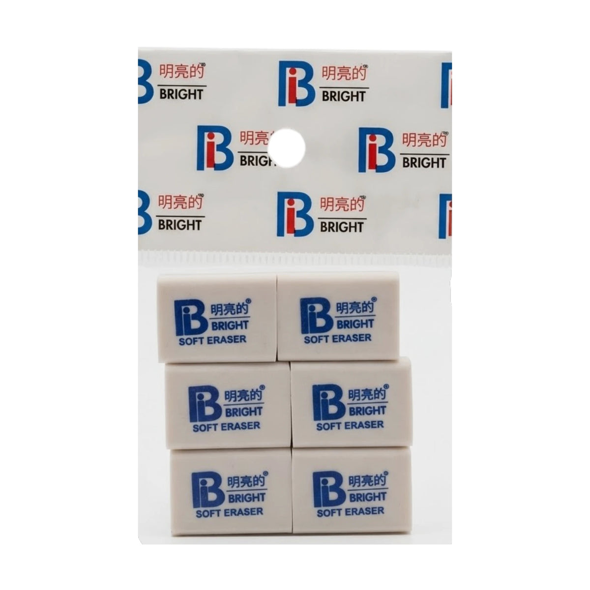 bright eraser 6pc be-06