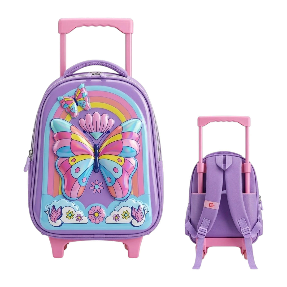 trolly school bag 13'' butterfly