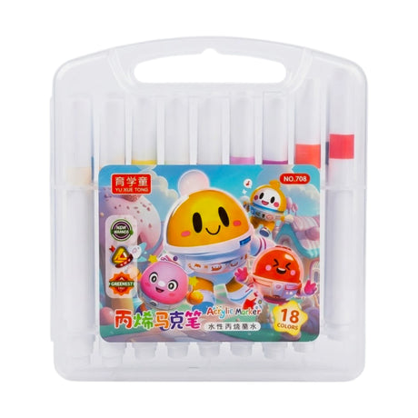 acrylic color marker 18pc 708 china