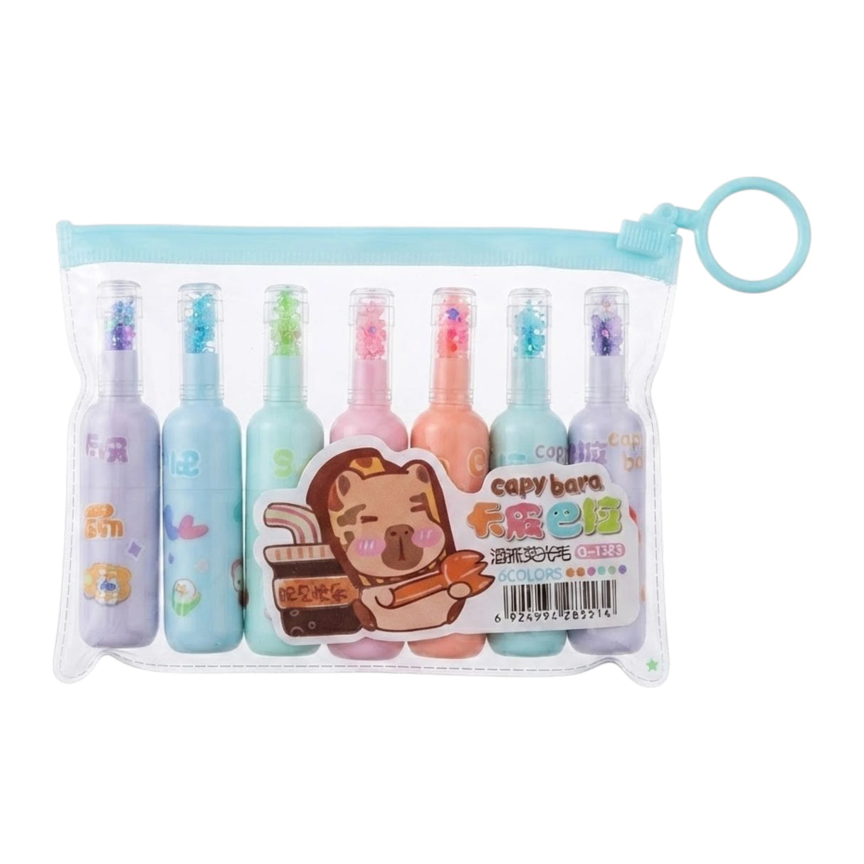 mini highlighter bottle 6pc 1383 china