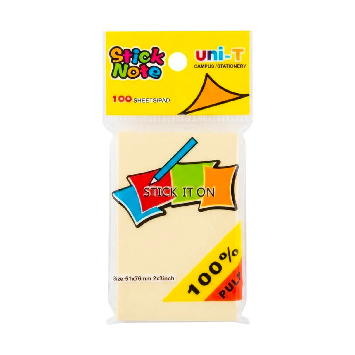 sticky notes 51x76mm 100 sheets 7062