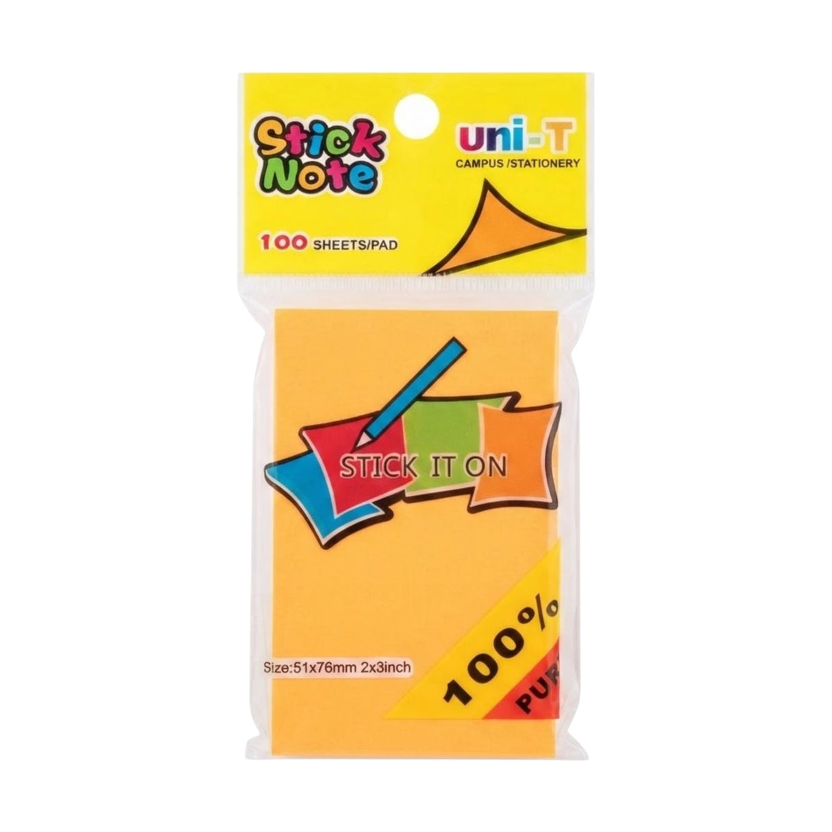sticky notes mix color 51x76mm 100 sheets 7062