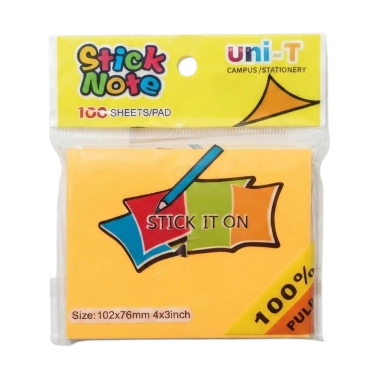sticky notes mix color 102x76mm 100 sheets c04 china