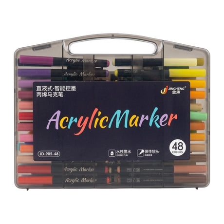 acrylic color marker brush tip 48pc jd905 china