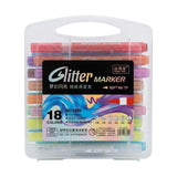 glitter color marker 18pc 6899-18 china