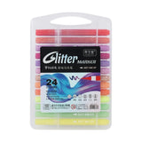 glitter color marker 24pc 6899-24 china