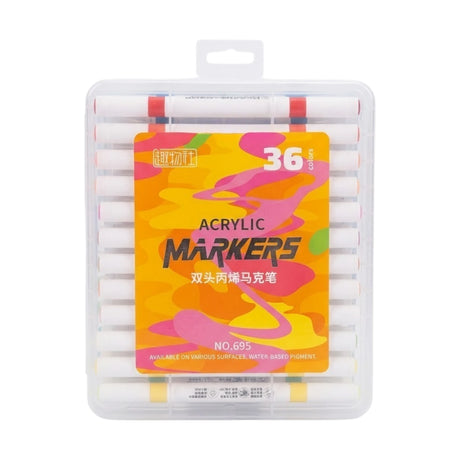 acrylic color marker dual tip 36pc 695 china