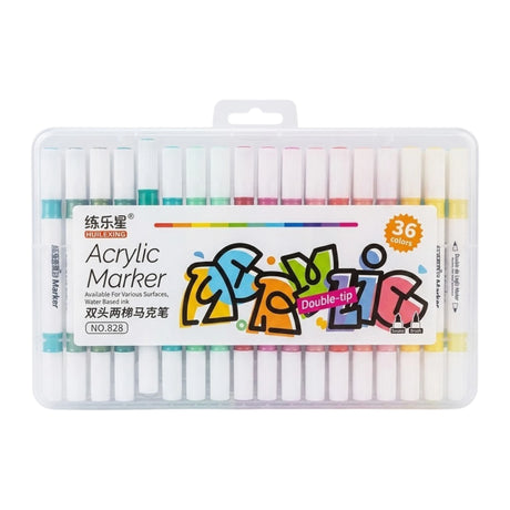 acrylic color marker 36pc dual tip 828 china