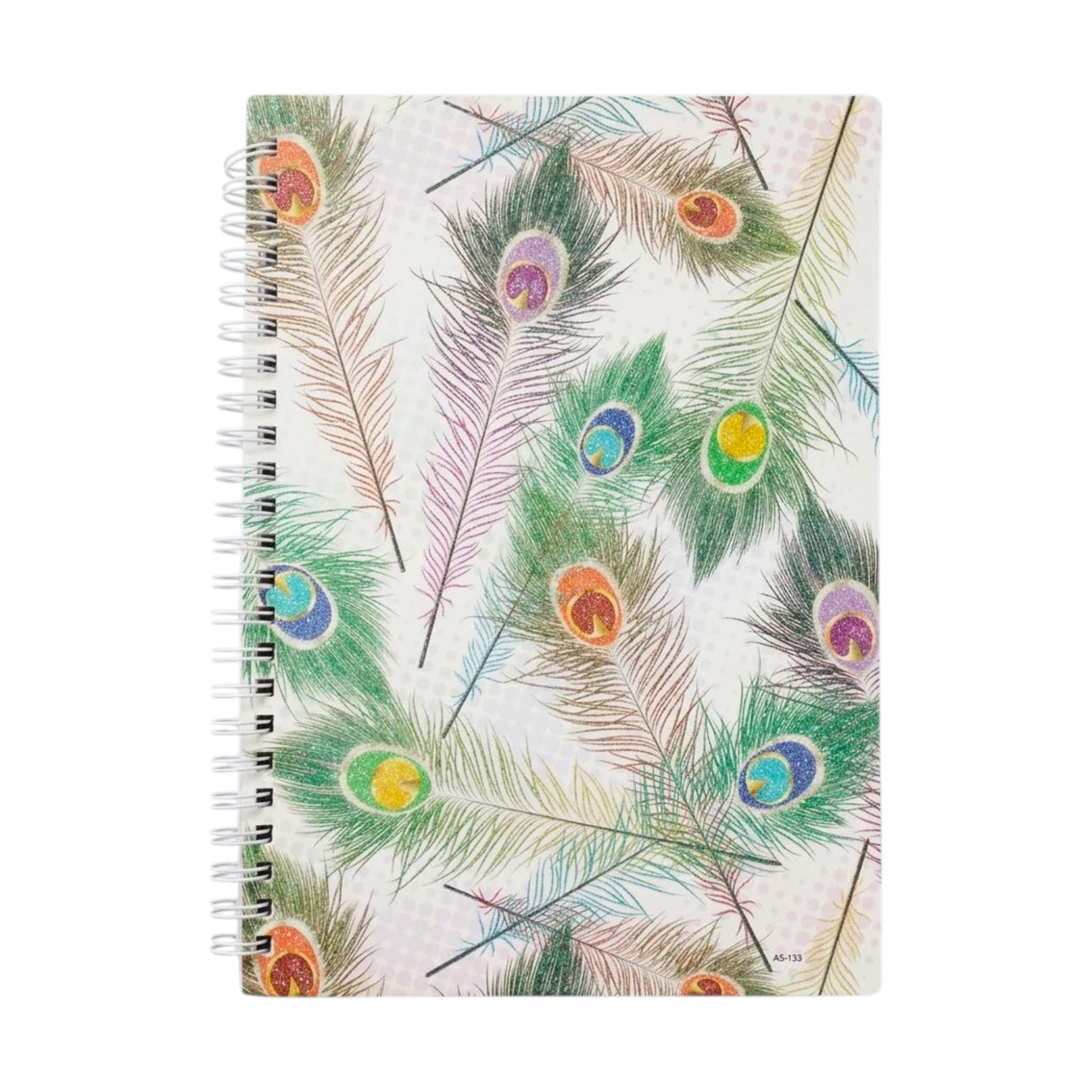 peacock feather ring notebook a5