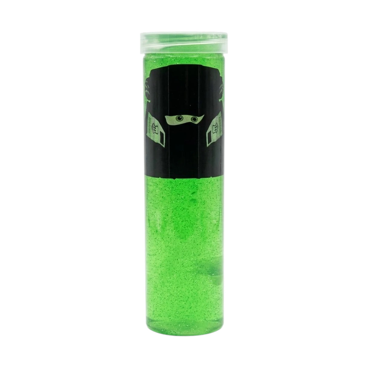 glitter slime with toy