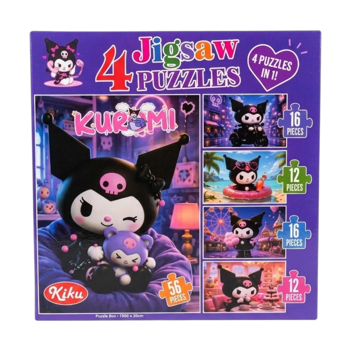 kuromi 4in1 puzzle