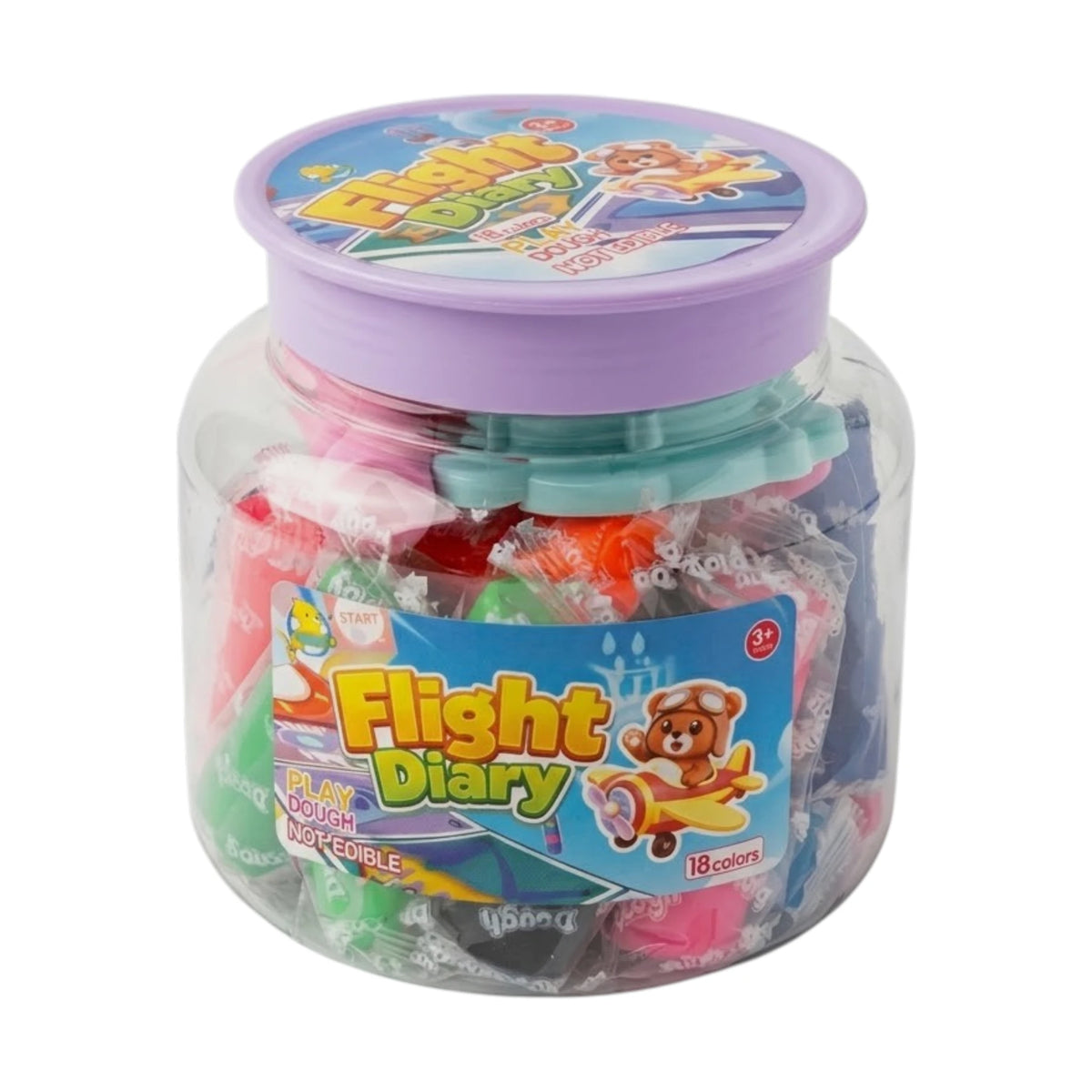 play dough jar 18 color tk5282