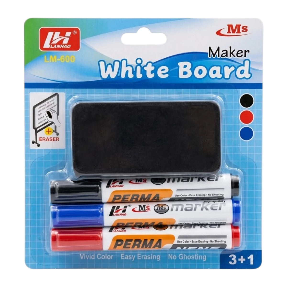 white board marker with duster lh882