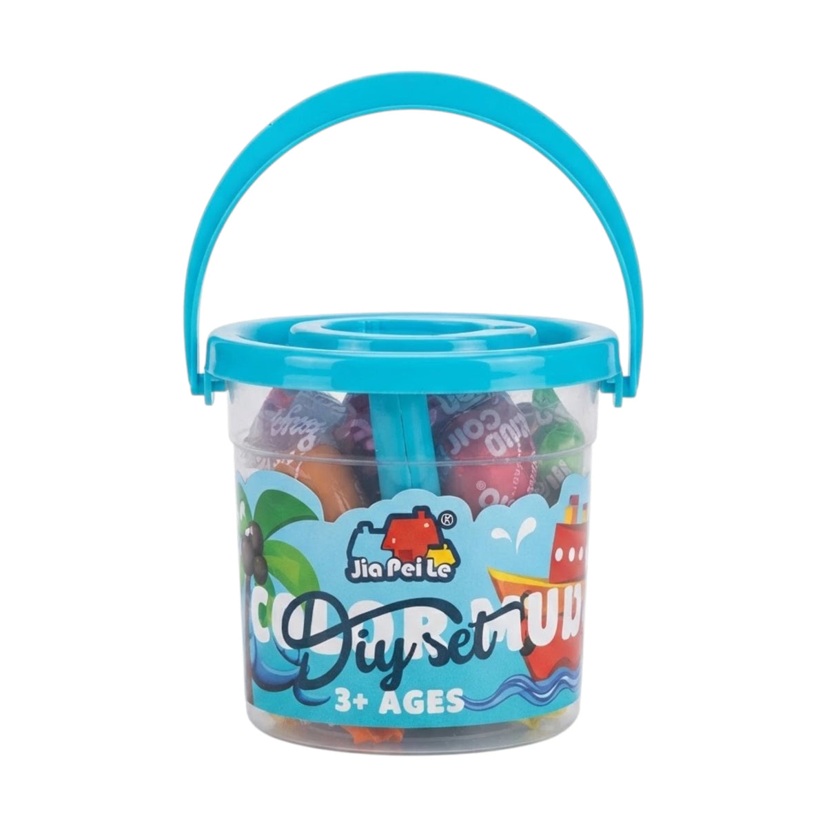 mini play dough jar