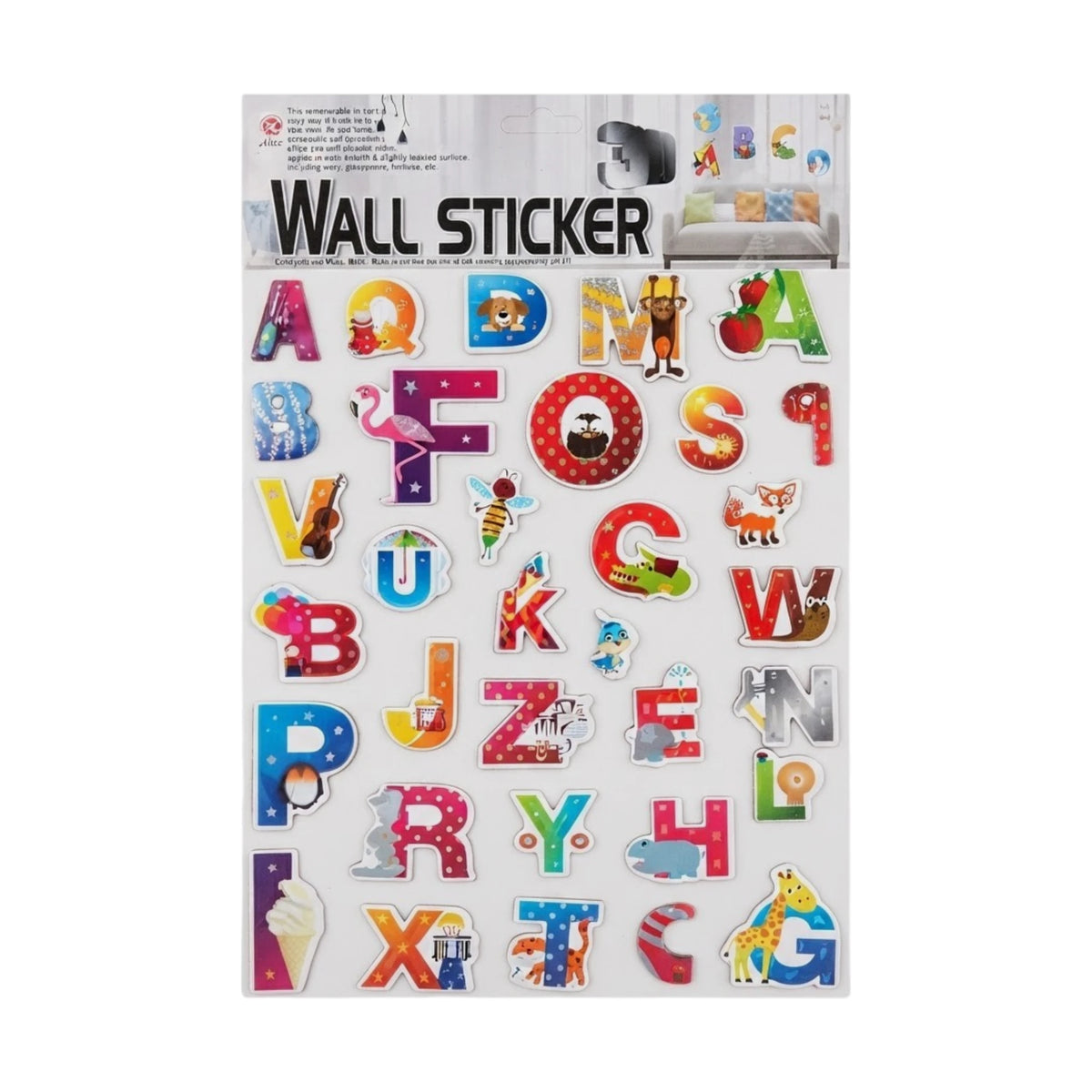 room decor sticker 3d