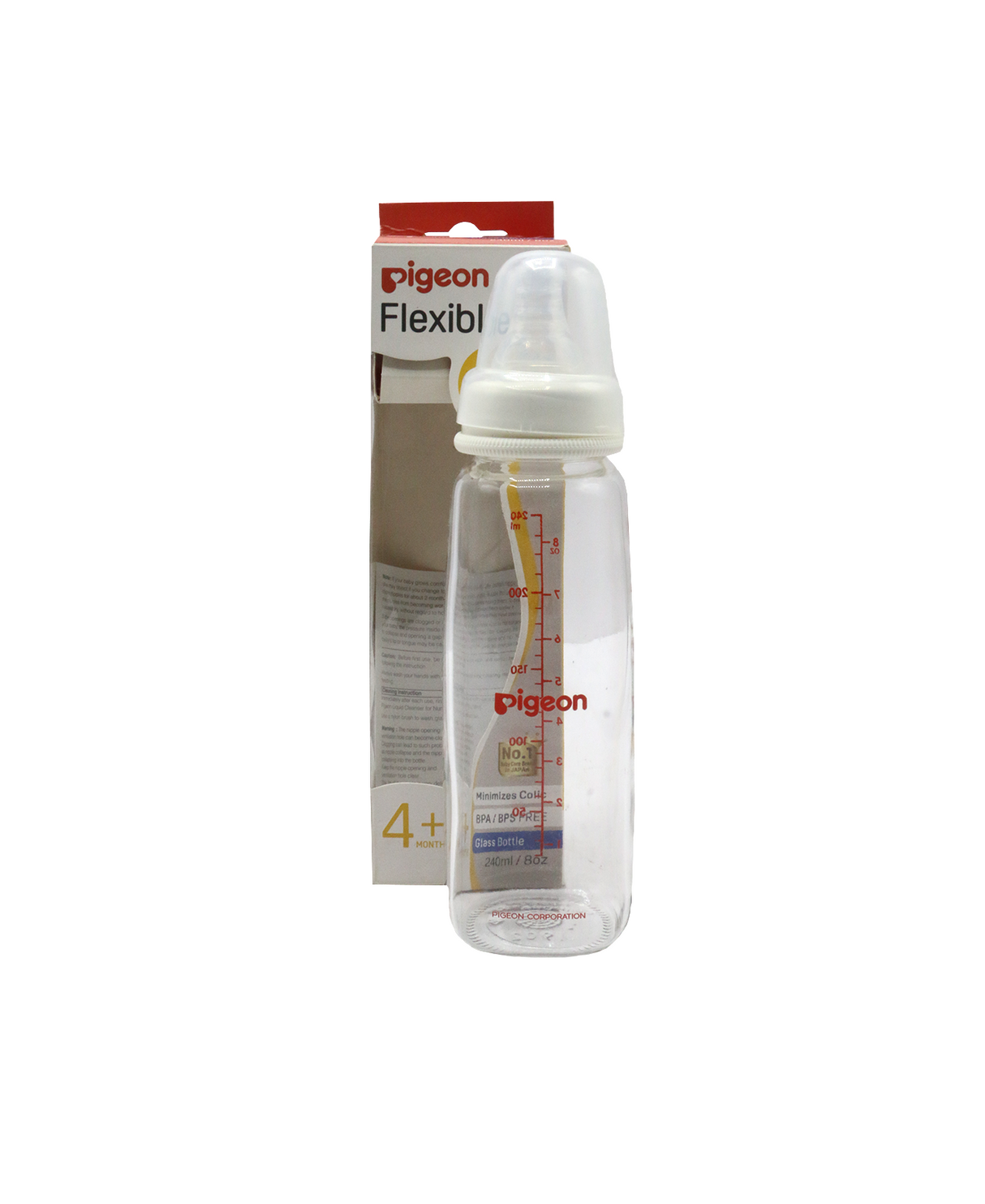 pigeon glass feeder 240ml indonesia 79218