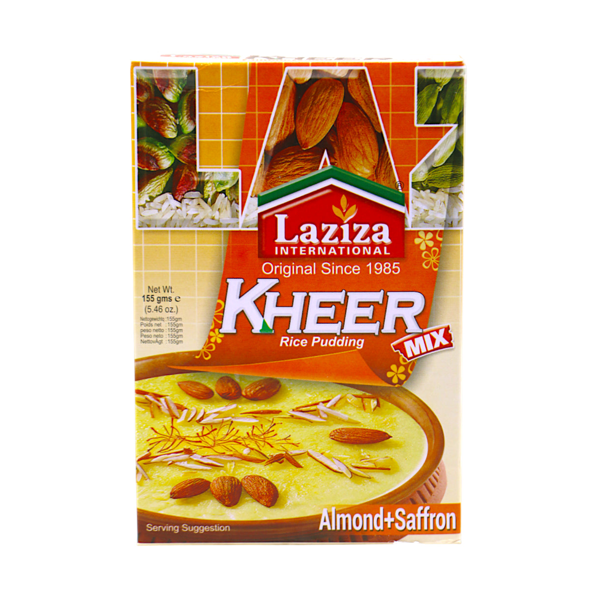 laziza kheer almond saffron 155g