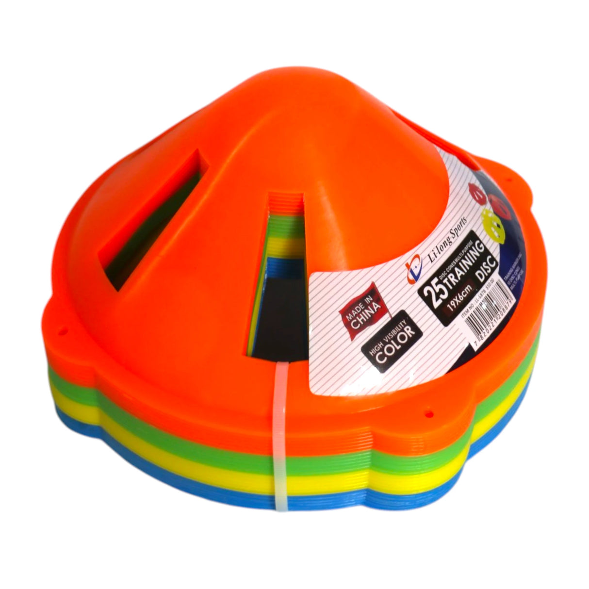 FOOTBALL MARKER CAP 25PC CHINA