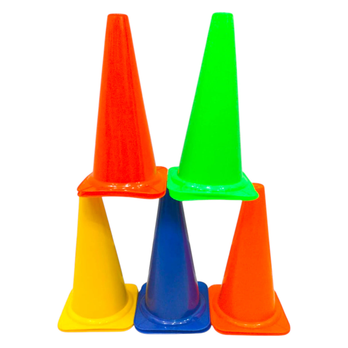 FOOTBALL CONE PARA 32CM 5PC CHINA