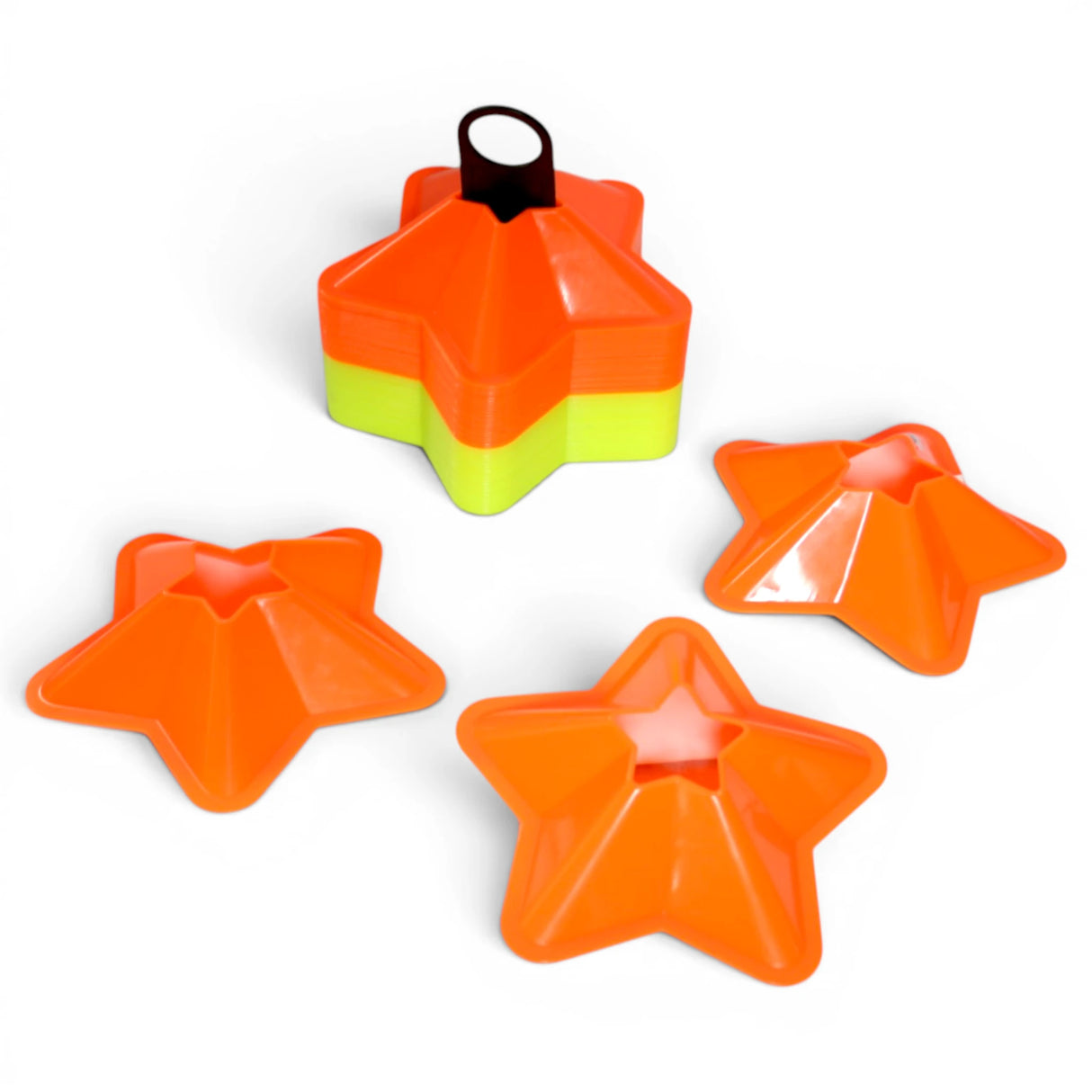FOOTBALL MARKER CONE STAR HEAVY 50PC SET CHINA