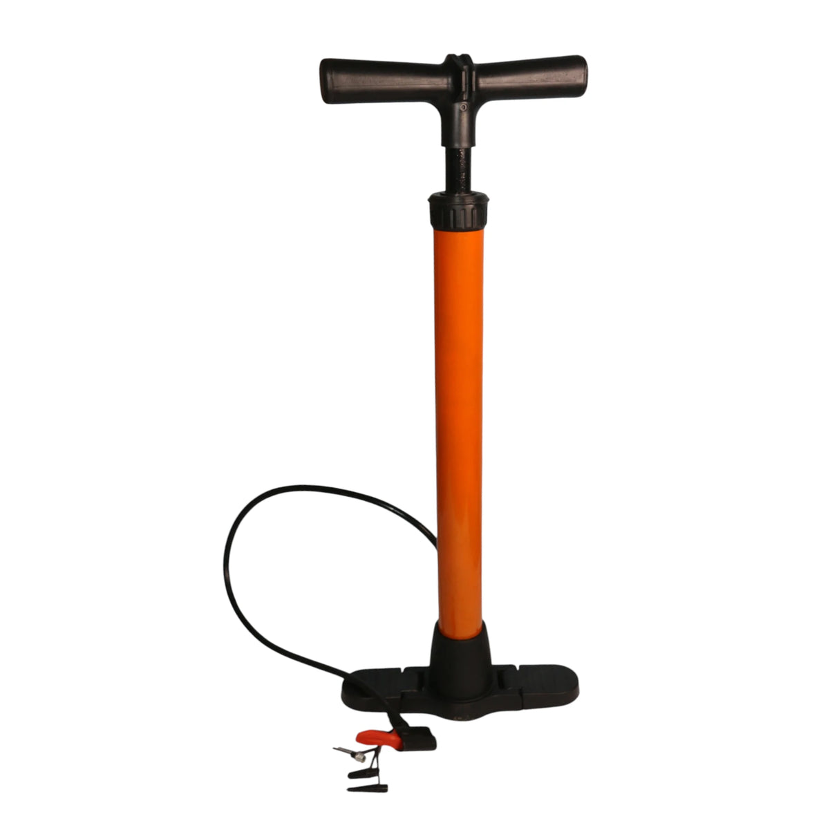 FOOTBALL PUMP IRON ORANGE OPP PACK CHINA