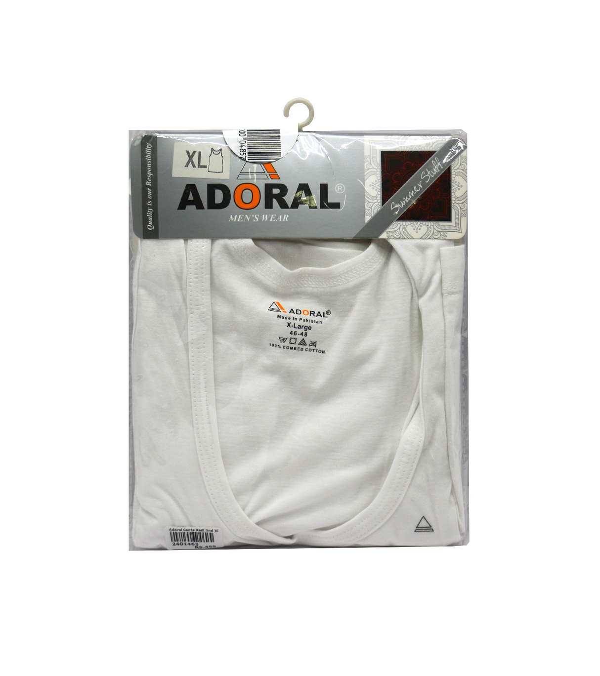 ADORAL GENTS VEST SND XL D463