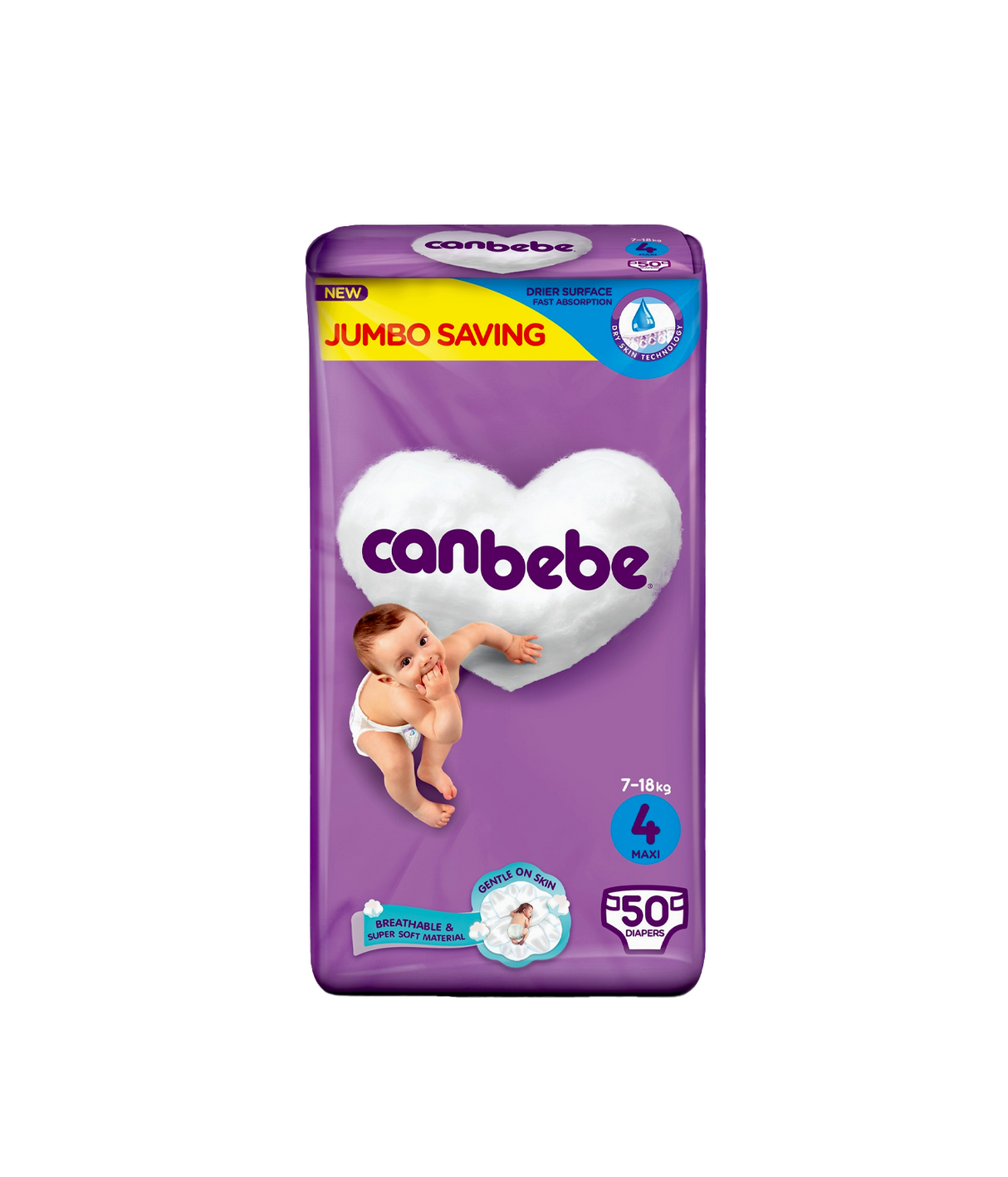 canbebe diapers jumbo pack maxi 4 50pc