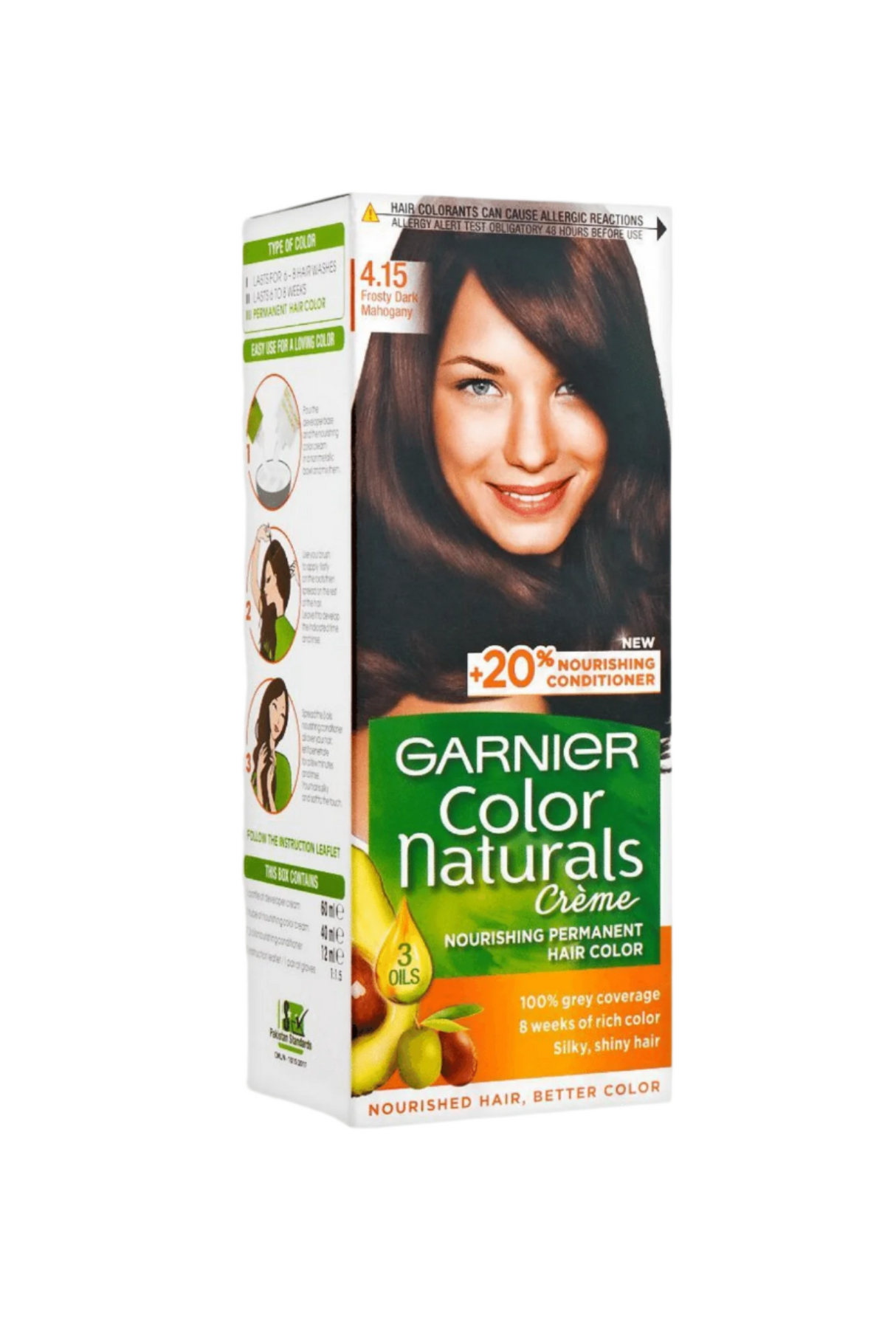 garnier hair color 4.15 40ml