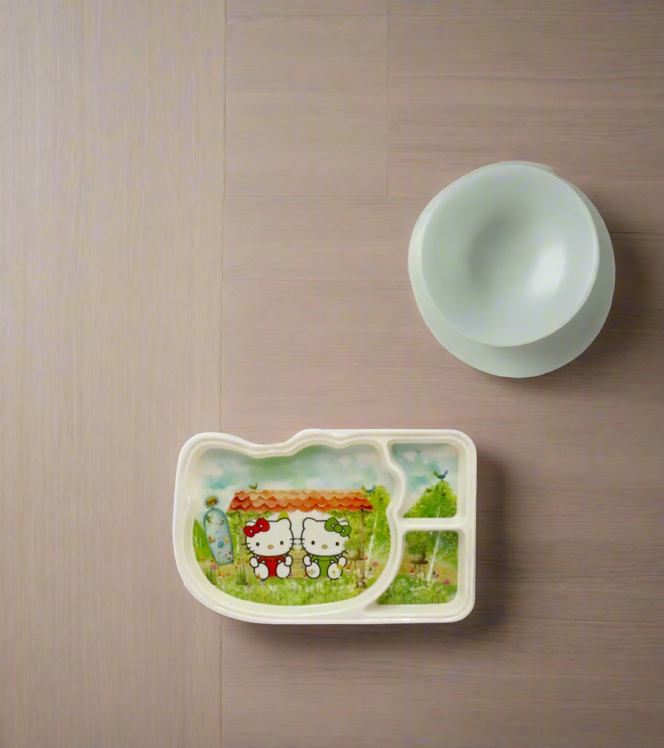 cartoon tray 3x1 cat