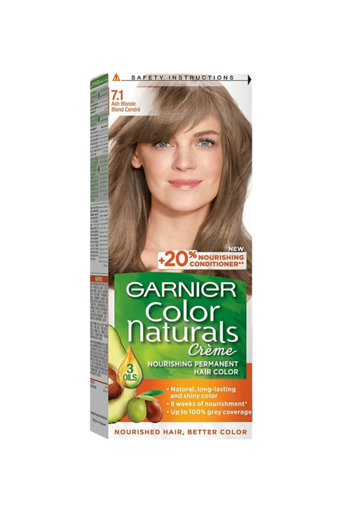 garnier hair color 7.1 40ml
