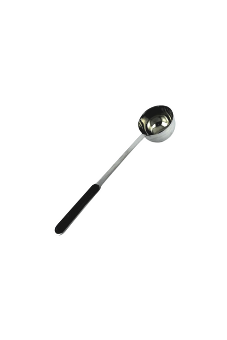 ss ladle fine black handle 12"